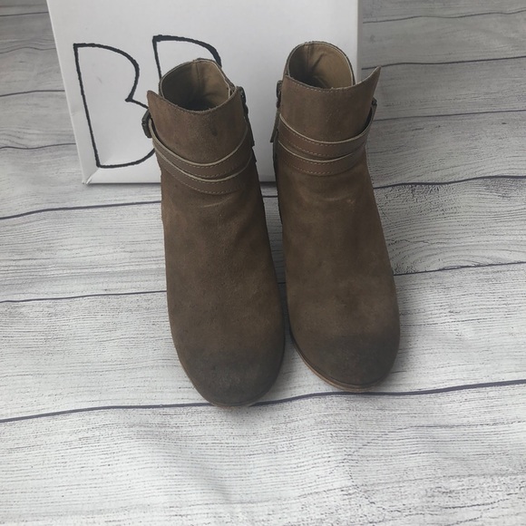 BP Booties Khaki Suede Size 7 - Picture 7 of 8